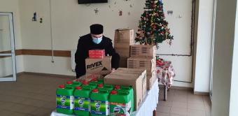 Ierarhul Dunării de Jos a trimis daruri la Centrul Medico-Social din localitatea Pechea, judeţul Galaţi