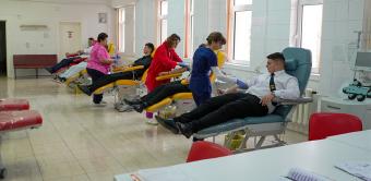 Acţiune de donare de sânge la Galaţi