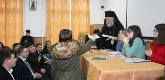 Simpozion interliceal la Seminarul Teologic Ortodox „Sfântul Apostol Andrei“ din Galaţi Simpozion interliceal la Seminarul Teologic Ortodox „Sfântul Apostol Andrei“ din Galaţi