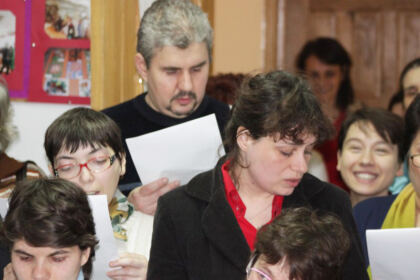 Vizită pastorală la Centrul de zi pentru persoane cu handicap – fotografia 14