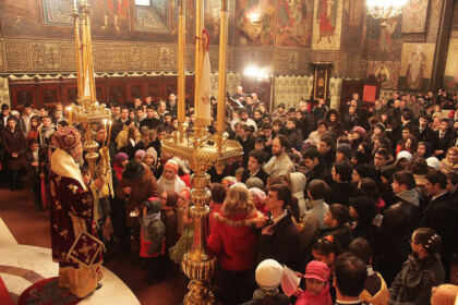 Copiii la liturghie în ziua Sfântului Igantie Teoforul – fotografia 5