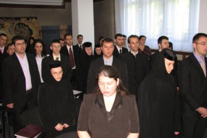 Jurământul de credinţă al studenţilor teologi de la Dunărea de Jos – fotografia 1