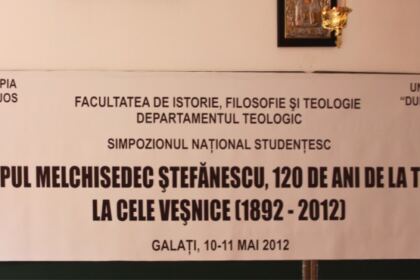 Simpozionul Naţional Studenţesc „Episcopul Melchisedec Ştefănescu – 120 de ani de la trecerea la cele veşnice“ – fotografia 7
