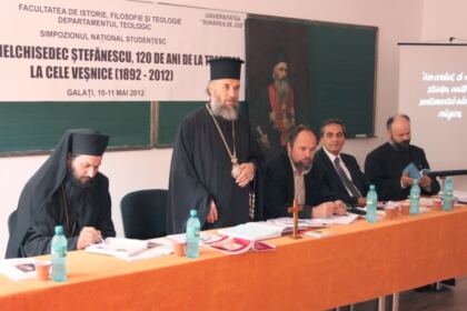 Simpozionul Naţional Studenţesc „Episcopul Melchisedec Ştefănescu – 120 de ani de la trecerea la cele veşnice“ – fotografia 8