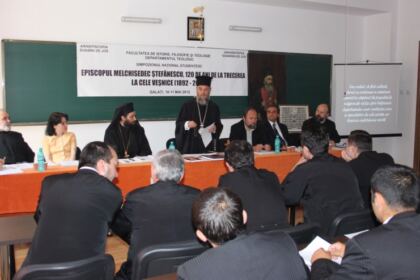 Simpozionul Naţional Studenţesc „Episcopul Melchisedec Ştefănescu – 120 de ani de la trecerea la cele veşnice“ – fotografia 13