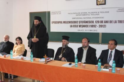 Simpozionul Naţional Studenţesc „Episcopul Melchisedec Ştefănescu – 120 de ani de la trecerea la cele veşnice“ – fotografia 18