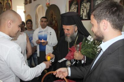 Vizita pascală a Înaltpreasfinţitului Părinte Arhiepiscop Casian la Penitenciarul Galaţi – fotografia 6