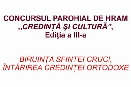 Concursul de religie pentru copii „Credinţă şi cultură“ închinat Sfântul Dimitrie cel Nou, la parohia „Dimitrie Cantemir“ din Galaţi – fotografia 4