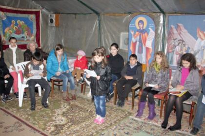 Concursul de religie pentru copii „Credinţă şi cultură“ închinat Sfântul Dimitrie cel Nou, la parohia „Dimitrie Cantemir“ din Galaţi – fotografia 5