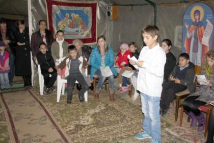 Concursul de religie pentru copii „Credinţă şi cultură“ închinat Sfântul Dimitrie cel Nou, la parohia „Dimitrie Cantemir“ din Galaţi – fotografia 9