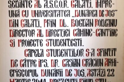 Sfinţirea picturii capelei studenţeşti şi Seara de Gală a A.S.C.O.R. şi L.T.C.O.R. – fotografia 2