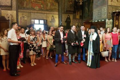 Te Deum de mulţumire pentru absolvenţii Facultăţii de Medicină şi Farmacie din Galaţi – fotografia 9