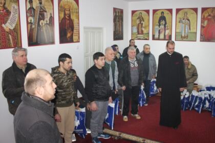 Rugăciune şi filantropie la Penitenciarul Galaţi – fotografia 12