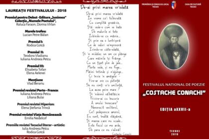 Ediția a 17-a a Festivalului Național de poezie „Costache Conachi“ – fotografia 1
