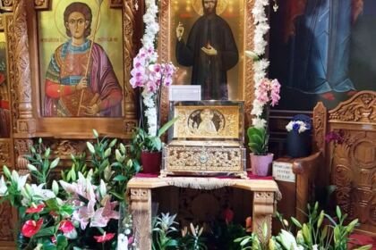 Pomenirea Sfântului Efrem cel Nou şi daruri pentru familii cu mulţi copii – fotografia 1