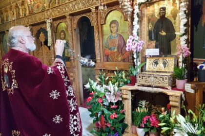 Pomenirea Sfântului Efrem cel Nou şi daruri pentru familii cu mulţi copii – fotografia 4
