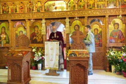 Pomenirea Sfântului Efrem cel Nou şi daruri pentru familii cu mulţi copii – fotografia 20