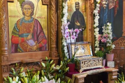 Pomenirea Sfântului Efrem cel Nou şi daruri pentru familii cu mulţi copii – fotografia 23