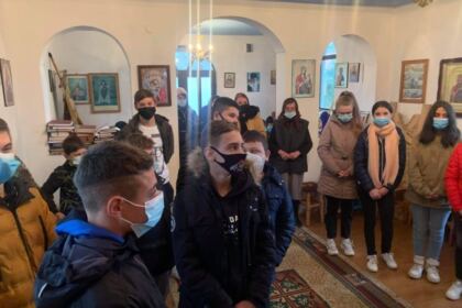 Concursul naţional catehetic „Biserica – familia românilor de pretutindeni“ în Parohia Ţepu de Sus, Protopopiatul Nicoreşti, judeţul Galaţi – fotografia 1