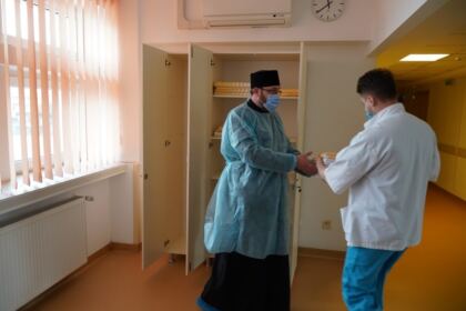 Daruri de sărbătoarea Bunei Vestiri oferite Spitalul de Obstetrică şi Ginecologie din Brăila – fotografia 29