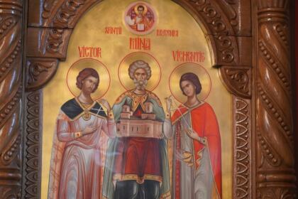 Liturghie şi filantropie la biserica „Sf. Mina“ din Galaţi – fotografia 21