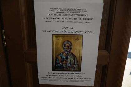 Sesiune de comunicări ştiinţifice în cadrul sărbătorilor Sfântului Apostol Andrei la Galaţi – fotografia 2
