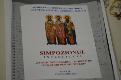 Simpozion interliceal organizat de Seminarul Teologic Ortodox „Sfântul Andrei“ din Galaţi – fotografia 9