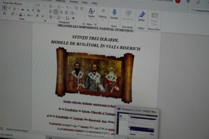 Simpozion studenţesc dedicat Sfinţilor Trei Ierarhi – fotografia 2