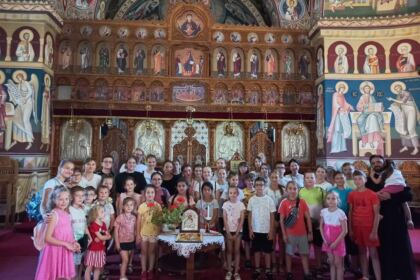 Tabăra pentru copii de la Parohia Tepu de Jos la Mănăstirea Toflea – fotografia 4