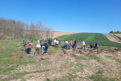 Campanie de împădurire la Mănăstirea Cârlomănești din județul Galați – fotografia 4