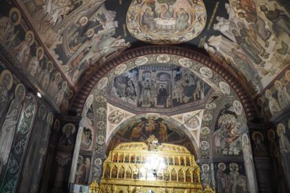 Sfântul Ierarh Nectarie i-a binecuvântat pe elevii seminarişti şi pe bolnavii din Spitalul Judeţean „Sf. Ap. Andrei“ din Galaţi – fotografia 11