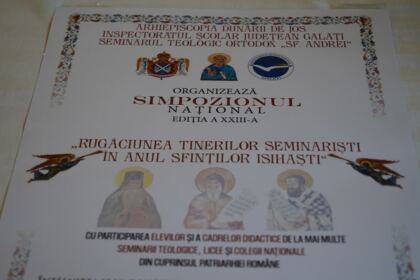Simpozion naţional interseminarial la Galaţi – fotografia 3