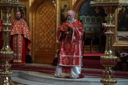 Liturghie şi filantropie la Catedrala Arhiepiscopală din Galaţi – fotografia 17