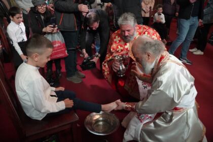 Liturghie şi filantropie la Catedrala Arhiepiscopală din Galaţi – fotografia 41