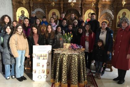 Parohia „Sfântul Spiridon Nou“ din Brăila în colaborare cu Școala Gimnazială „Fănuș Neagu“ Brăila au desfășurat proiectul „Arc peste timp“ – fotografia 7