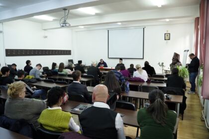 Conferinţă în cadrul Facultăţii de Istorie, Filosofie şi Teologie din Galaţi – fotografia 29