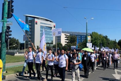 Tinerii gălățeni și brăileni în „Procesiunea prieteniei“ de la ITO 2023 – fotografia 2