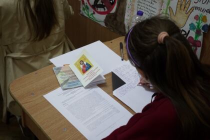 Olimpiada interdisciplinară „Cultură şi spiritualitate românească“ în Arhiepiscopia Dunării de Jos – fotografia 56