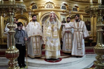 Slujire arhierească şi vizite misionare în Duminica Sfintei Cuvioase Maria Egipteanca în Arhiepiscopia Dunării de Jos – fotografia 24