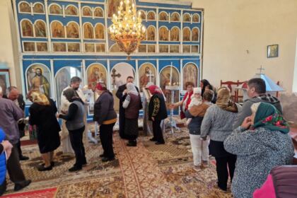 Slujire arhierească şi vizite misionare în Duminica Sfintei Cuvioase Maria Egipteanca în Arhiepiscopia Dunării de Jos – fotografia 17