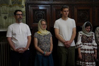 Slujire arhierească şi vizita unui grup de studenți germani în Eparhia Dunării de Jos – fotografia 11