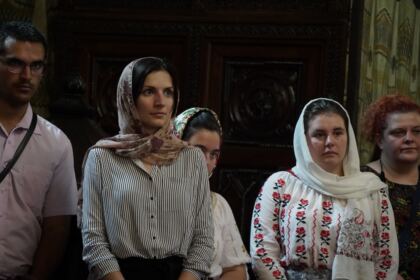 Slujire arhierească şi vizita unui grup de studenți germani în Eparhia Dunării de Jos – fotografia 15