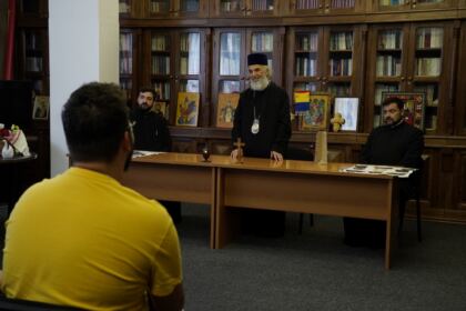Slujire arhierească şi vizita unui grup de studenți germani în Eparhia Dunării de Jos – fotografia 51