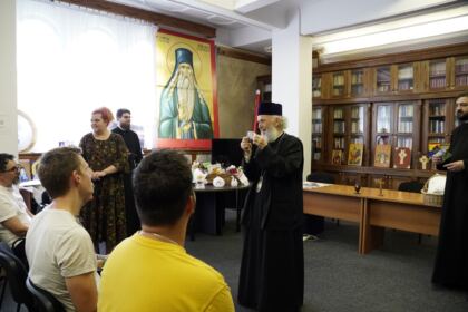 Slujire arhierească şi vizita unui grup de studenți germani în Eparhia Dunării de Jos – fotografia 60