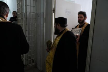 Rugăciune şi binecuvântare în Penitenciarul Brăila – fotografia 54