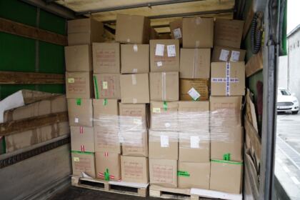 Două transporturi cu ajutoare umanitare pentru sinistraţii din judeţul Galaţi – fotografia 40