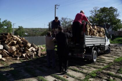 Lemne de fag oferite sinistraţilor din judeţul Galaţi – fotografia 5