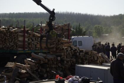 Noi transporturi cu lemne de fag pentru sinistraţi – fotografia 14