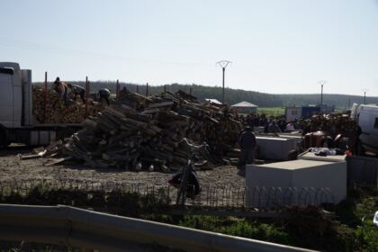 Noi transporturi cu lemne de fag pentru sinistraţi – fotografia 48