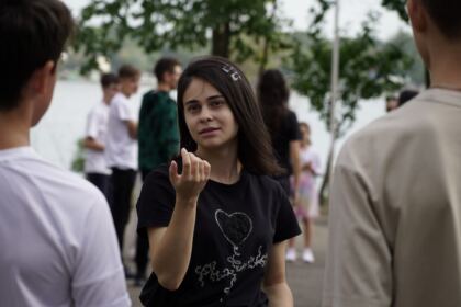 Activităţi cu tinerii la Aşezământul „Sf. M. Mc. Pantelimon“ – Lacu Sărat – fotografia 29